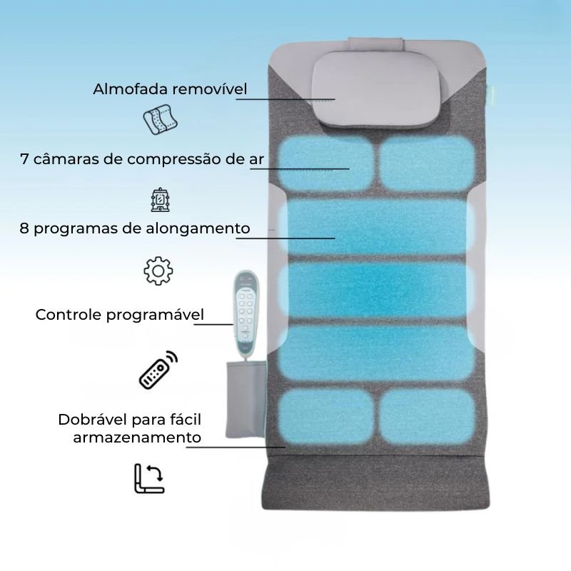 Tapete Massageador e Alongador de Coluna SpineRelax Pro™ – GRÁTIS 4 BRINDES EXCLUSIVOS - Imagem 4